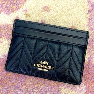 Authentic Coach card case wallet
